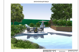 Ландшафтный проект участка (Пенза)