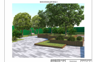 Ландшафтный проект участка (Пенза)