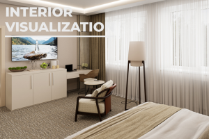 Интерьерная визуализация номерного фонда