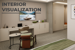 Интерьерная визуализация номерного фонда