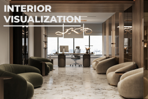 Интерьерная визуализация офиса