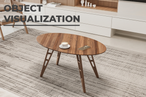 Визуализация журнального столика