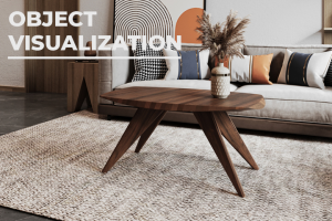 Визуализация журнального столика