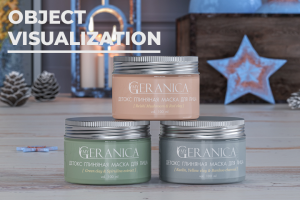 Предметная визуализация натуральной косметики
