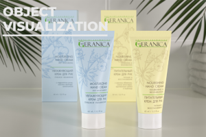 Предметная визуализация натуральной косметики
