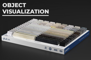 Предметная визуализация образцов акрилового камня