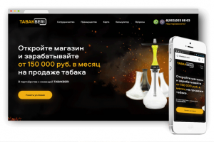 Лендинг ТабакБери