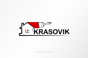 Интернет-магазин красок — дизайн логотипа