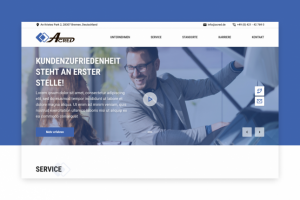 Acred - корпоративный сайт