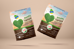 Дизайн упаковки для удобрения "Структурин"