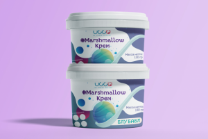 Дизайн упаковки для Marshmellow Крем
