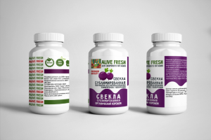 Разработка дизайна этикеток для серии органических продуктов