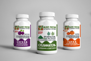 Разработка дизайна этикеток для серии органических продуктов