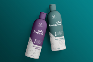 Дизайн шампуня и кондиционера для волос