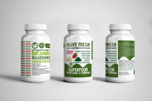 Разработка дизайна этикеток для серии органических продуктов