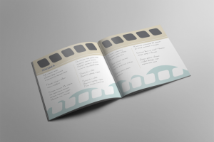 дизайн сборника стихов в скандинавском стиле