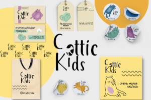 Фирменный стиль для бренда детской одежды