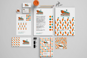 Фирменный стиль для компании замороженных продуктов питания