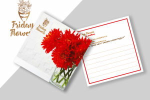 Дизайн визитки Friday Flowers