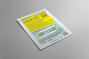 Дизайн листовки для Pixel Coffee