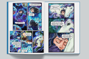 Разворот комикса