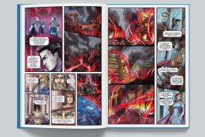 Разворот комикса