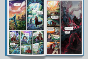 Разворот комикса