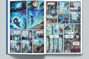 Разворот комикса