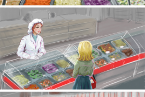 Комикс для сети гипермаркетов Магнит Семейный