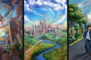 Книжная иллюстрация "Я-Земля"