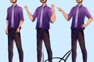 Персонаж для курса по wildberries