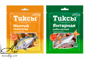 Рисунки рыб для упаковки