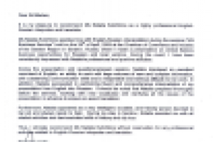 Рекомендательное письмо на англ.яз. -ООН