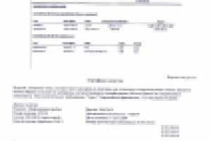 Фрагмент перевода сертификата качества продукции