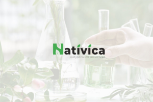 логотип для бренда натуральной косметики "NATIVICA"