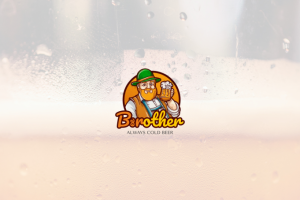 логотип для сети разливных пенных напитков "BeerBrother"