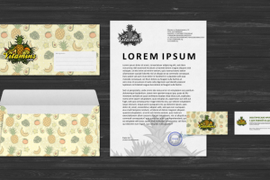 Фирменный стиль для магазина Exotic Vitamin's