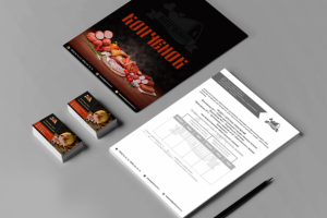 фирменный стиль для "Копченов"