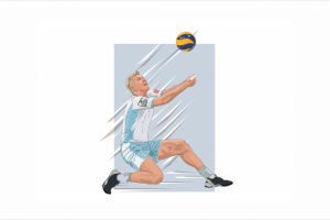 Волейболист "Динамо" Гранкин Сергей