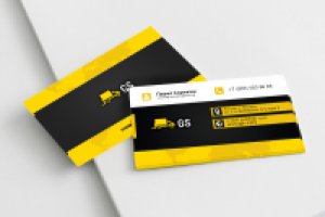 визитка для магазина автозапчестей