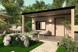 Экстерьер каркасный дом