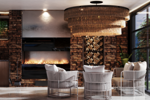 Терраса у бассейна частная Резиденция Красная поляна