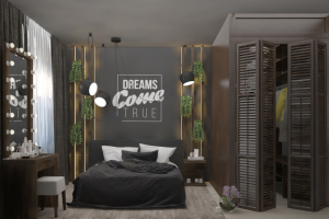 Гримерка спальня для актрисы