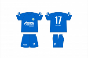 Форма для футбольной команды Газпром