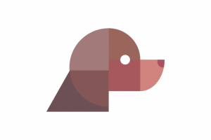 Geometric Dog Logo