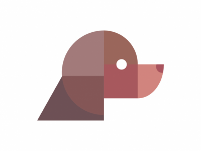 Geometric Dog Logo