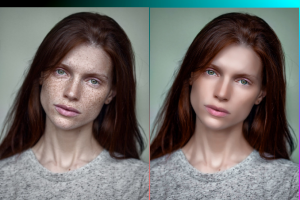 РЕТУШЬ.УДАЛЕНИЕ ВЕСНУШЕК.