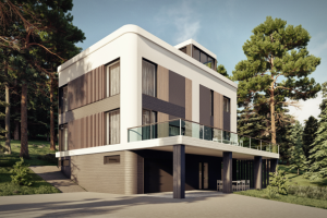 Проект дома из газоблока