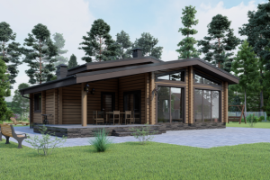 Проект дома из бруса