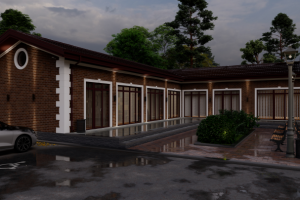 Моделирование и визуализация фасада